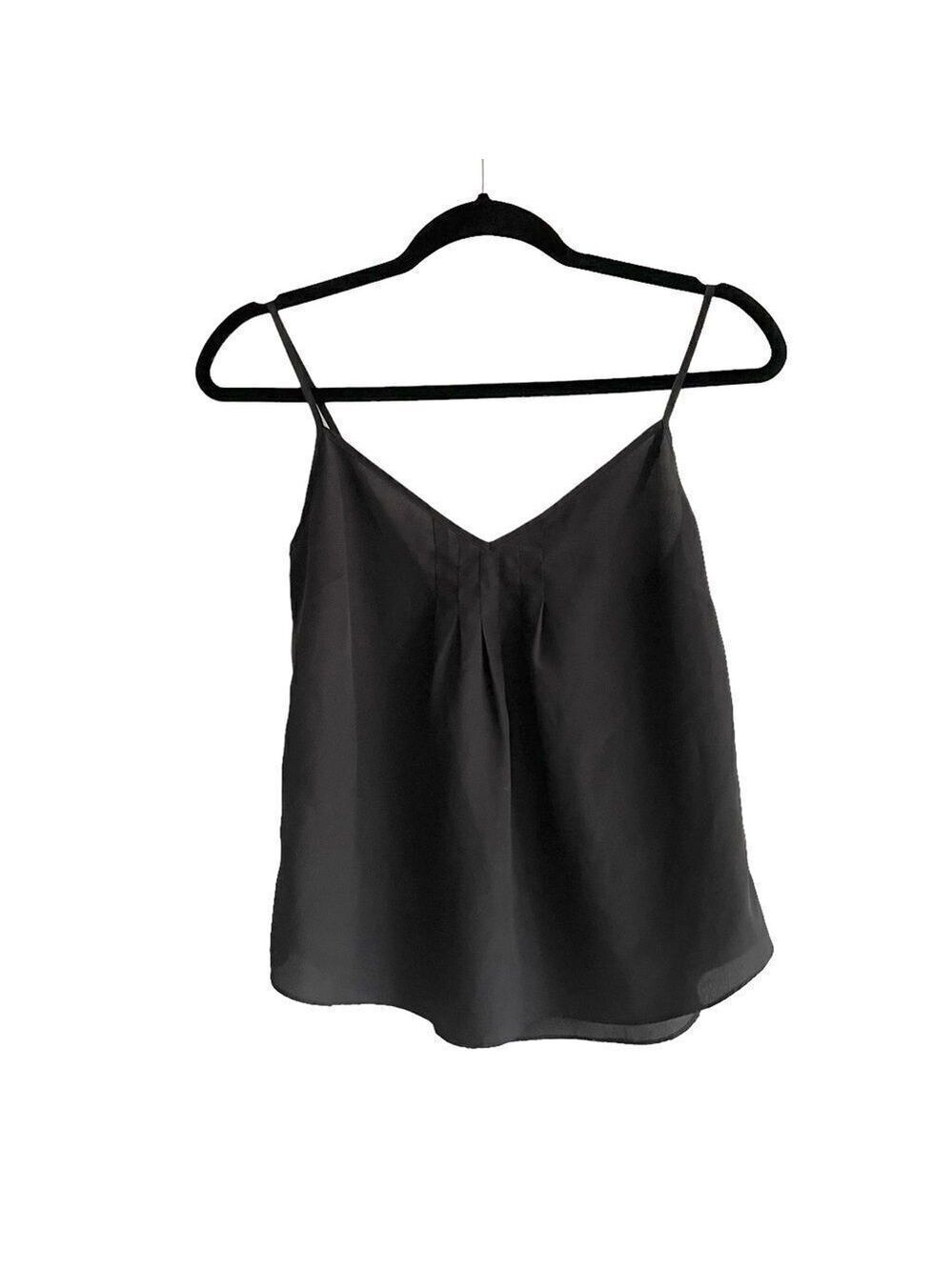 ARITZIA Talula Sleeveles Blouse Tank Top Cami
Curved Hem Black XS